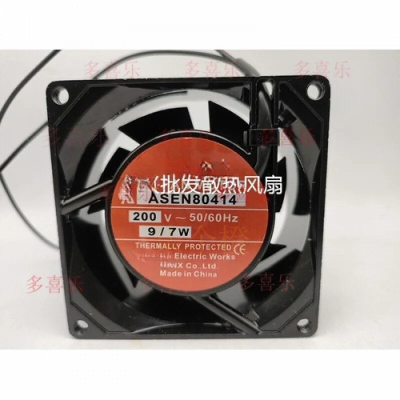 

ZMZM 1 шт. для вентилятора ASEN80414 AC200V 8 см 2-проводной охлаждающий вентилятор с алюминиевой рамкой # WD8.