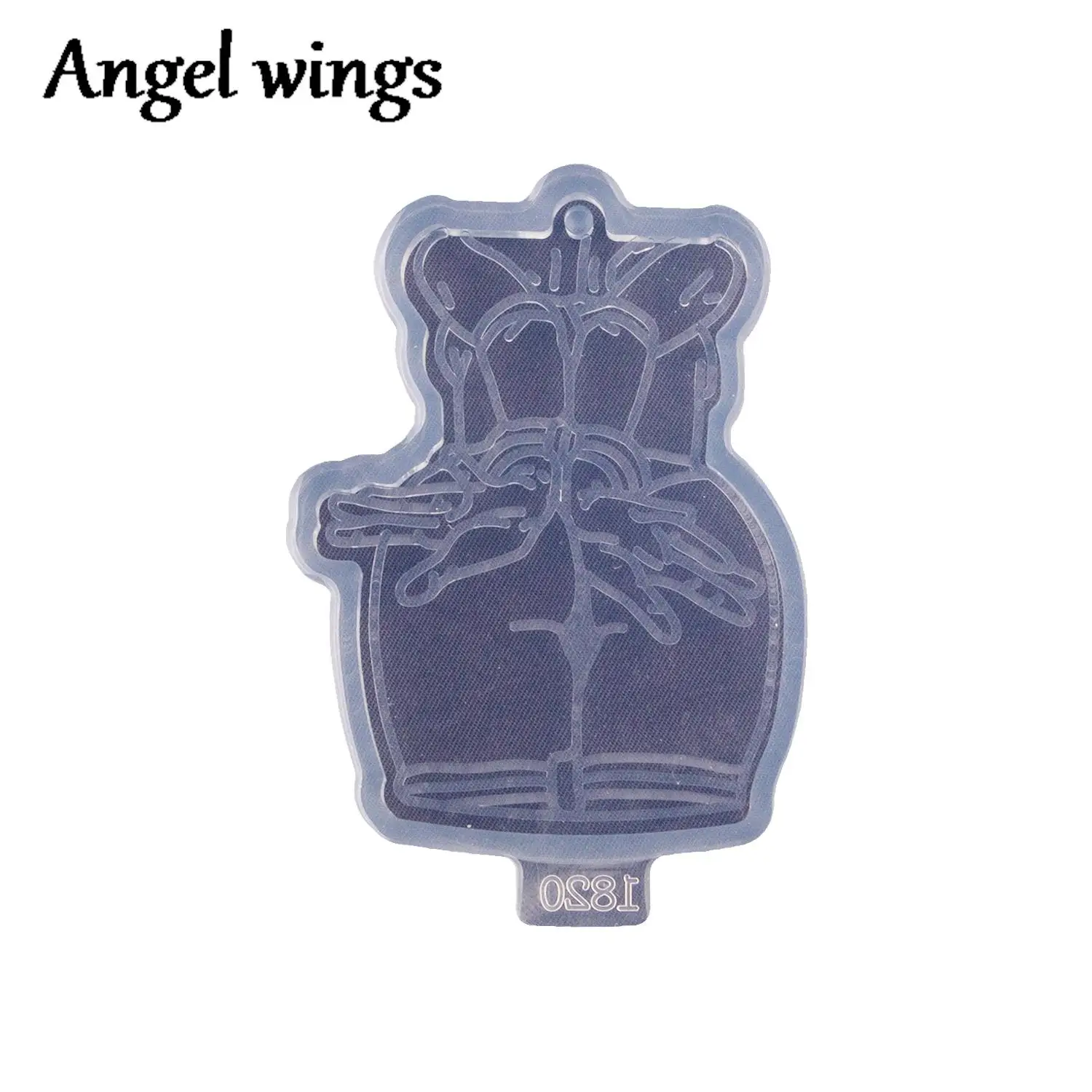 DY1787 Virgin Bone Resin Epoxy Silicone Princess Molds Sexy Woman Keychain Crafting Mold Chocolate Fondant Sugarcraft Molds