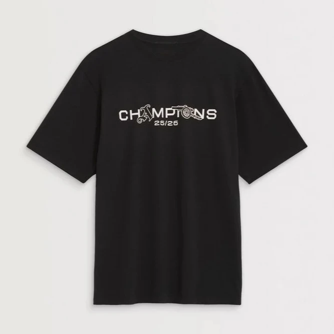 Arsenal 25-26 Season Champion Graphic 100%Cotton Unisex Tshirt