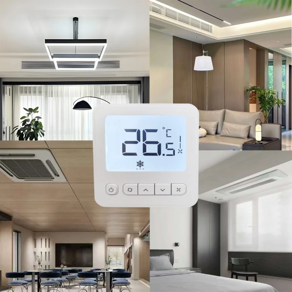 

Умный ЖК-термостат для контроля климата в помещении, повышающий комфорт и влажность, контроллер устройства контроля домашней температуры