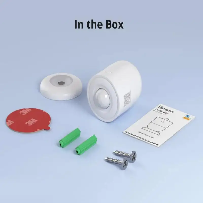 SONOFF SNZB-03P Zigbee Motion Sensor Smart Movement Detector 5-Sec Faster Detection Environment Light Detection Smart Scene