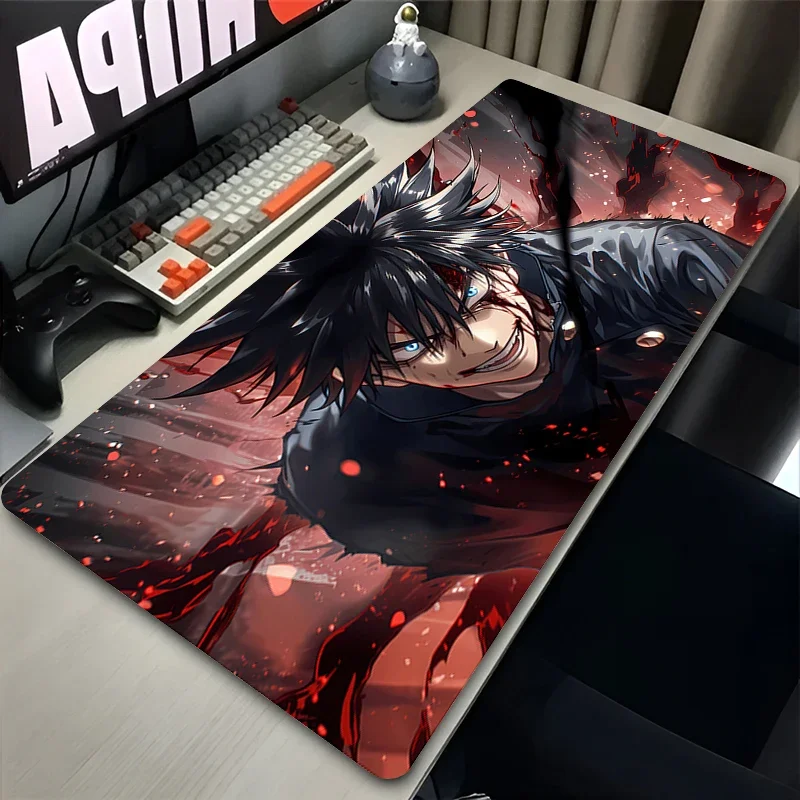 

Snake Wolf Frog Anime Mouse Pad Laptop Jujutsu Kaisen Fushiguro Megumi Desk Mat XXL Japan Anime Mousepad PC Soft Keyboard Rug