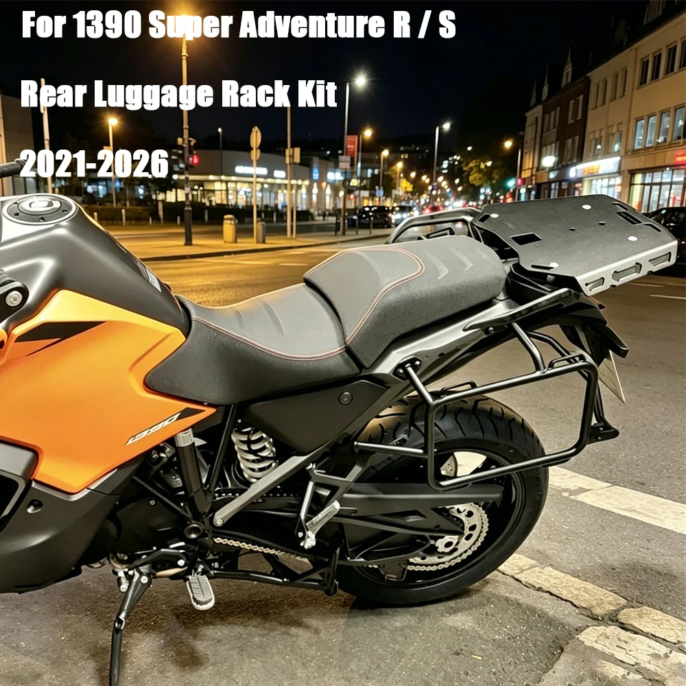 For 1390 Super Adventure R / S 2021-2026 Motorcycle Luggage rack rear shelf Accessories 1390 Super ADVR/S Rear Luggage Rack Kit