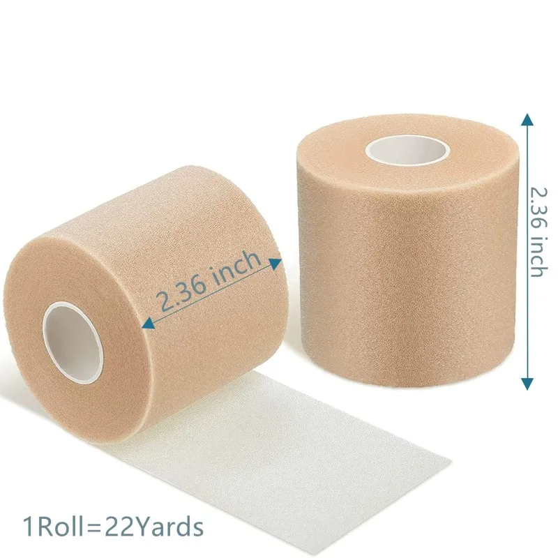 1 Roll of Athletic Foam Tape Soft Skin Foam for Maximum Protection During Physical Activities for Ankles Wrists Hands and Knees