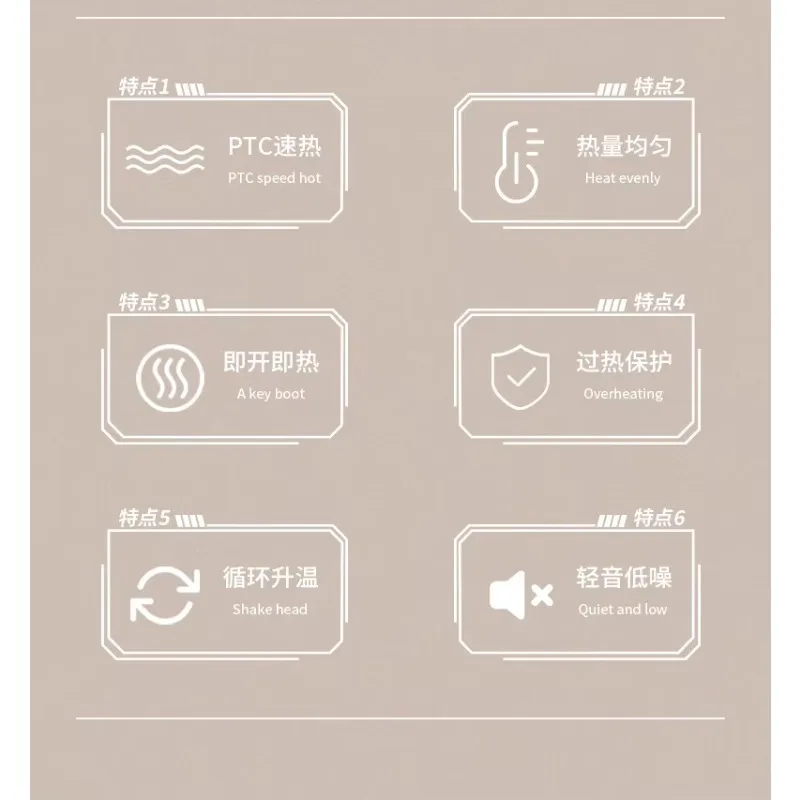 سخان كهربائي صغير 2nd والعتاد نظام التدفئة والتهوية 800 واط سطح المكتب سخان محمول سطح المكتب المنزلية التدفئة السريعة #6