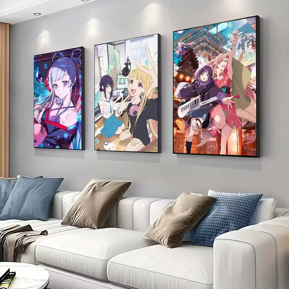 Cosmic Princess Kaguya! Poster for Living Room, Bedroom, Office, or Bar, Frameless, Indoor Use, Bedroom Wall Art.