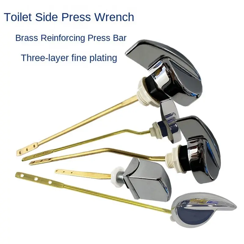 A20F-Old-Fashioned Toilet Tank Accessories Front Side Toilet Drain Handle Extension Rod Wrench Button Switch