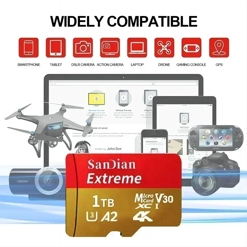 بطاقات الذاكرة الأصلية 1 تيرا بايت بطاقة مايكرو TF 128 جيجا بايت 512 جيجا بايت بطاقة فلاش عالية السعة فئة 10 بطاقة SD عالية السرعة للكمبيوتر/الهاتف/الكاميرا/ماك #3