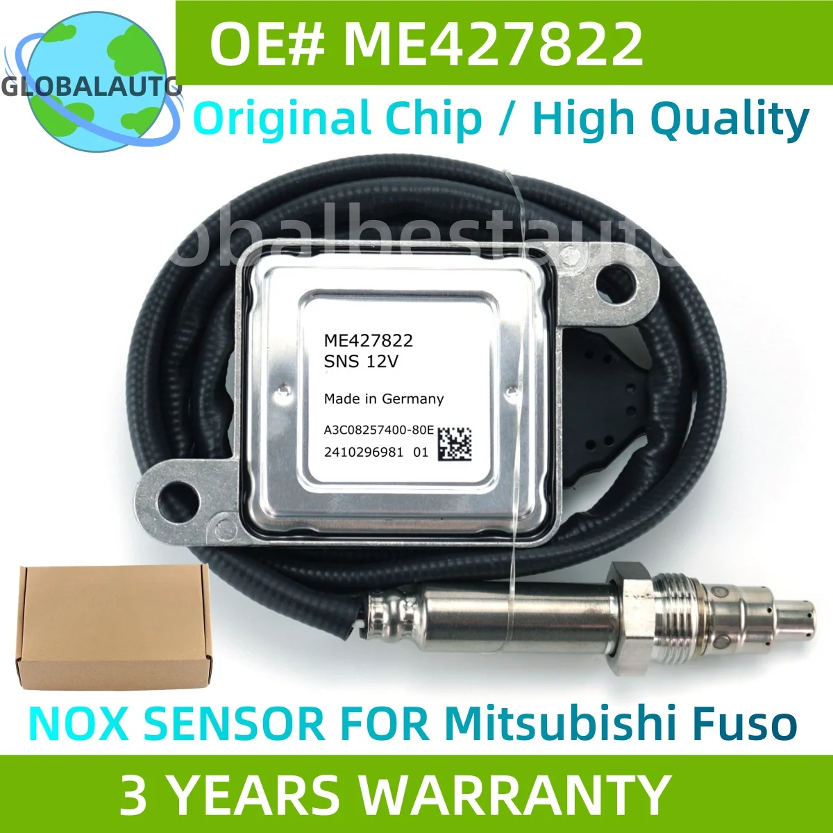 

ME427822 Original New Nitrogen Oxide Sensor Nox Sensor For Mitsubishi Fuso FE160 4P10 2012 Truck