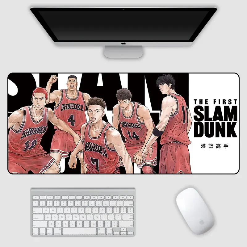 

2025SLAM DUNK Mouse Pad Japanese Animation The Firs TSlam Dunk Basketball Peripheral Large Waterproof Thickened Desk Pad Men