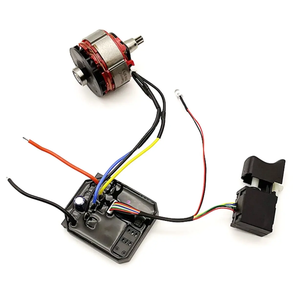 A003 Electric Wrench Brushless Motor Kit with Drive Board Controller Speed Control Switch - Tool for Automotive Repair