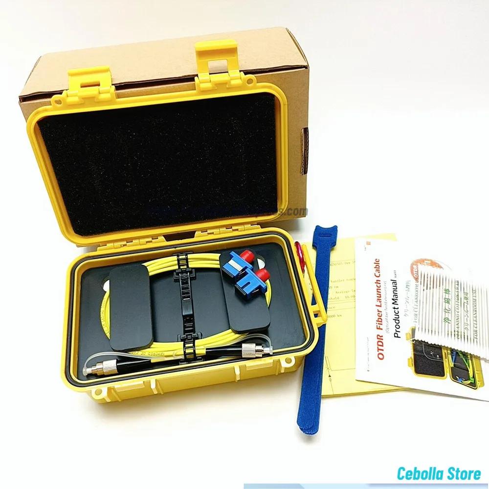 

OTDR Launch Cable Fiber 1000/2000M FC UPC OTDR Test Extension Cord Single Mode OTDR Dead Zone Eliminator 1km 2km