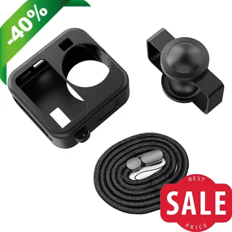 고프로 맥스 2 방수 360도 + 전통 액션 카메라 액세서리 보호 커버용 실리콘 케이스 키트 고프로 맥스 2 방수 360도 + 전통 액션 카메라 액세서리 보호 커버용 실리콘 케이스 키트