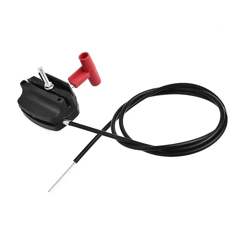 ABLJ Lawnmower Alloy Lever Lawn Mower Throttle Cable Switch Handle Kit 145Cm Garden Tools Control Handle Set