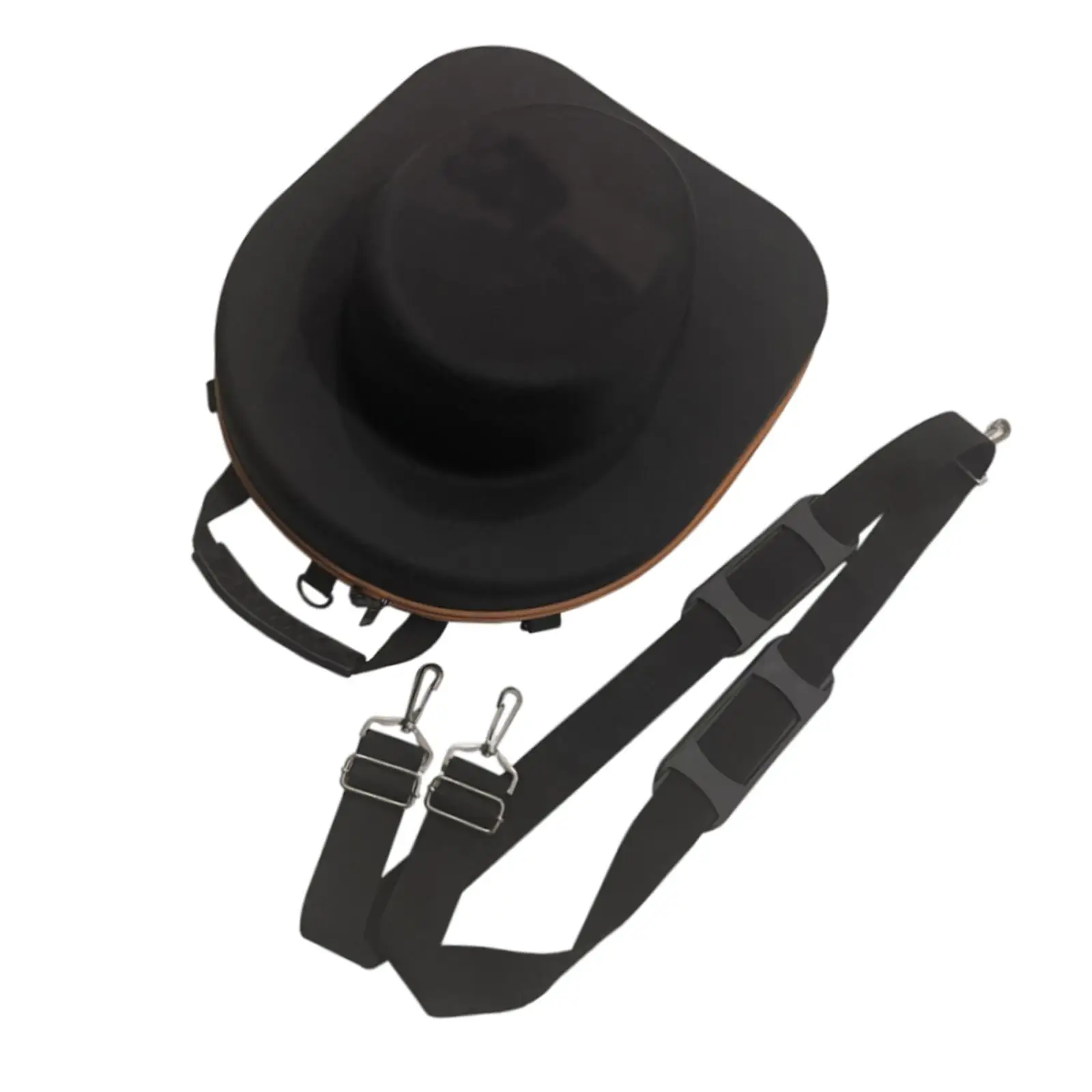 Hat Case for Travel Cowboy Hat Storage Box Portable Shockproof Carrying Handle