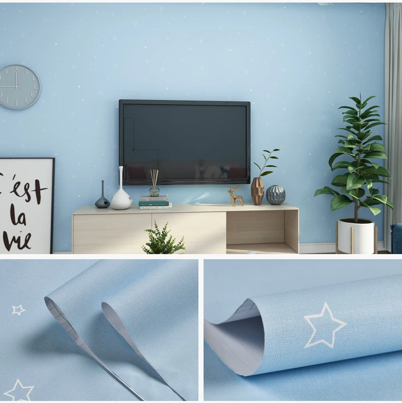 Environmental Protection DIY Color Stars Self-adhesive Wallpaper Waterproof And Erasable Dormitory Bedroom Desktop Wall Stickers