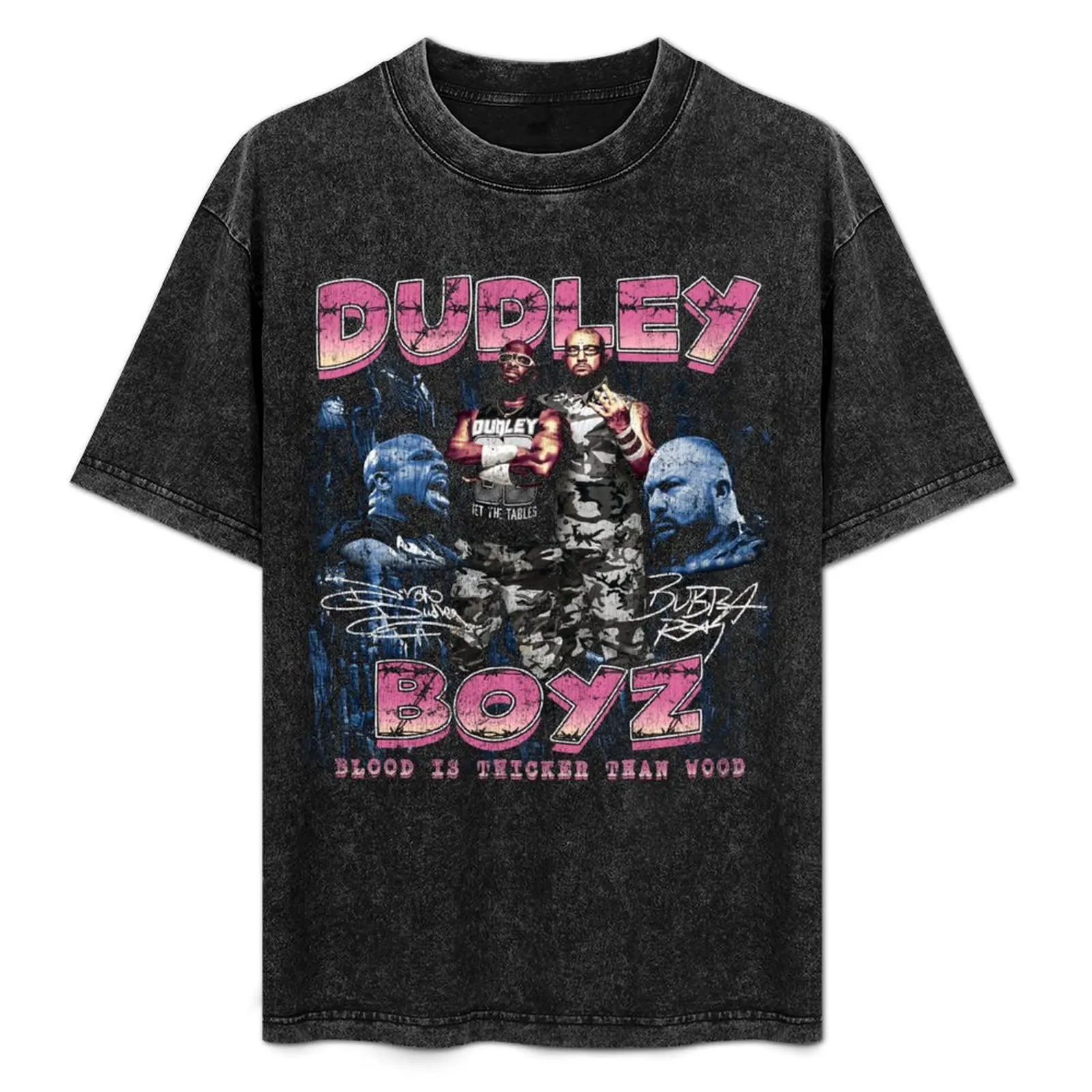 Camiseta Dudley Boyz Retro Wrestling, camiseta básica de manga corta para hombre