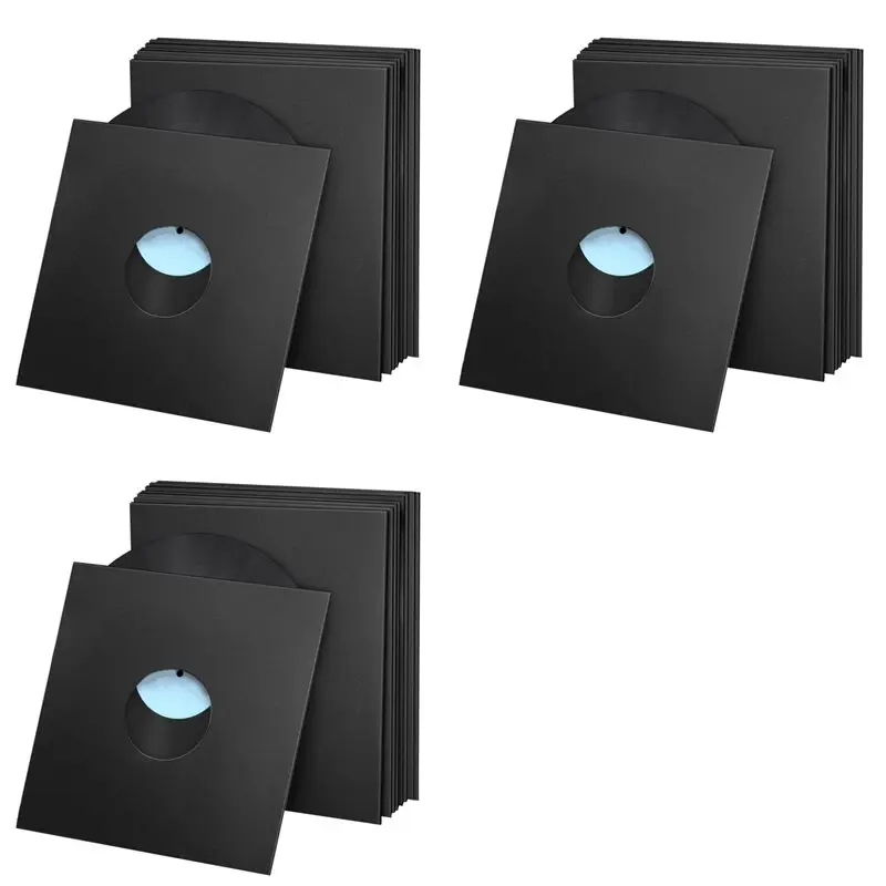 

AS94-60 шт. 12-дюймовые пакеты для виниловых пластинок, многоразовые внешние конверты для LP-дисков, пакеты из композитной крафт-бумаги для виниловых пластинок A