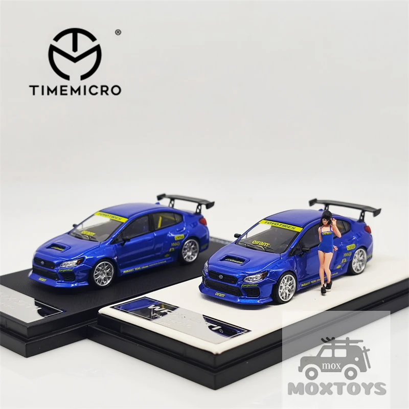 

TimeMicro 1:64 WRX STI Blue Diecast Model Car