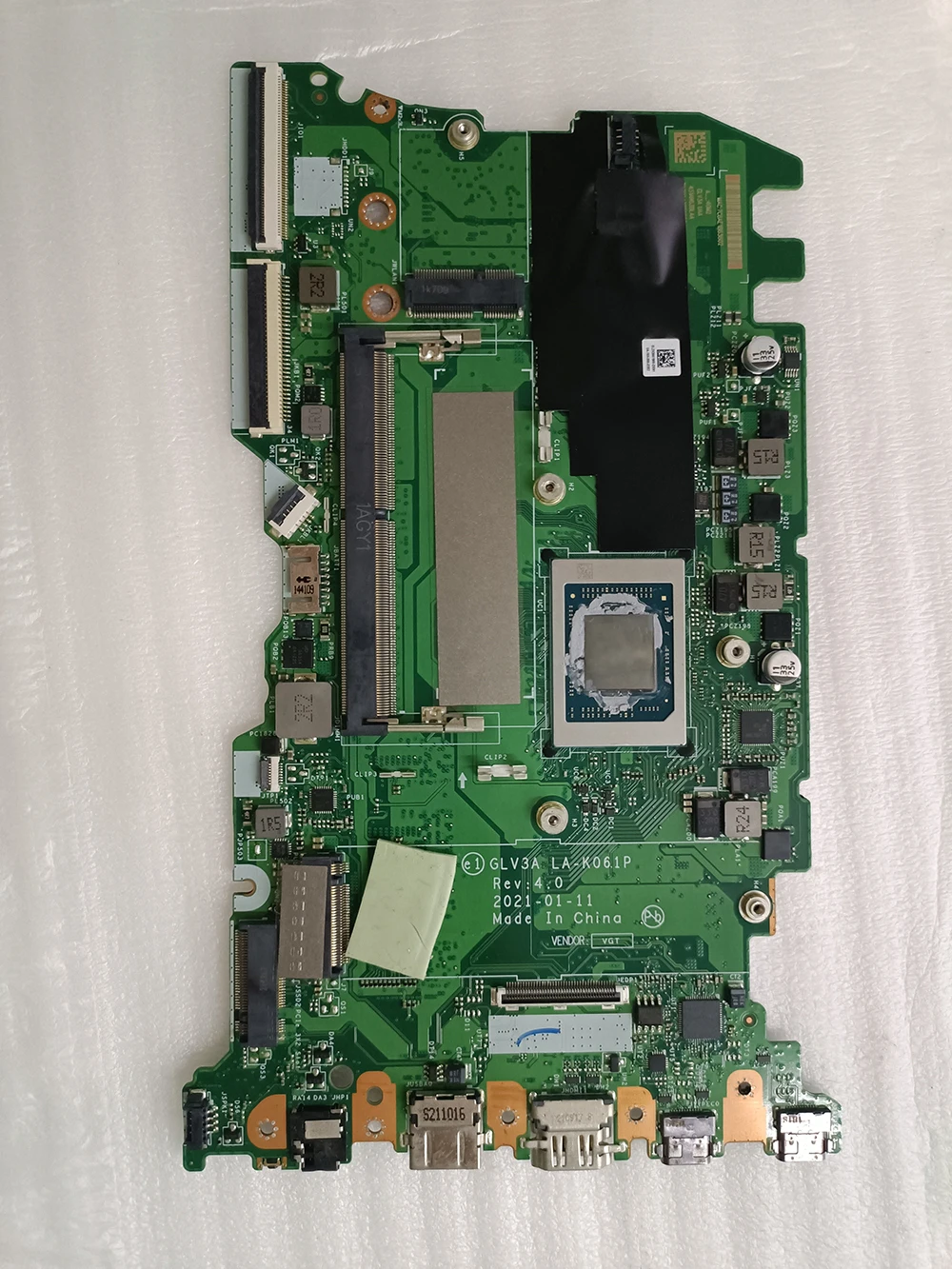 

LA-K061P LA-K062P. Для Lenovo ThinkBook 14 G2 14 G3 15 G2 ThinkBook 14 G3 ACL материнская плата для ноутбука. С процессором AMD: R5-4600U. ОЗУ: 8 ГБ