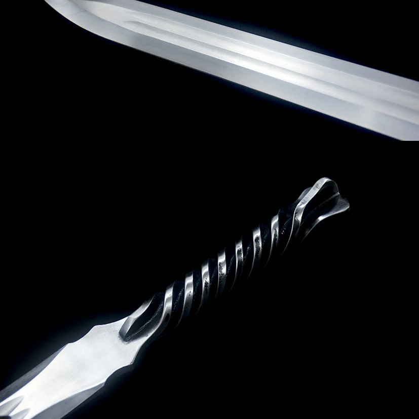 

72.5cm Evil Sword Medieval Battle preparation katana full tang Manganese steel Edge Cutting Ninja Kung Fu Martial Arts Knight