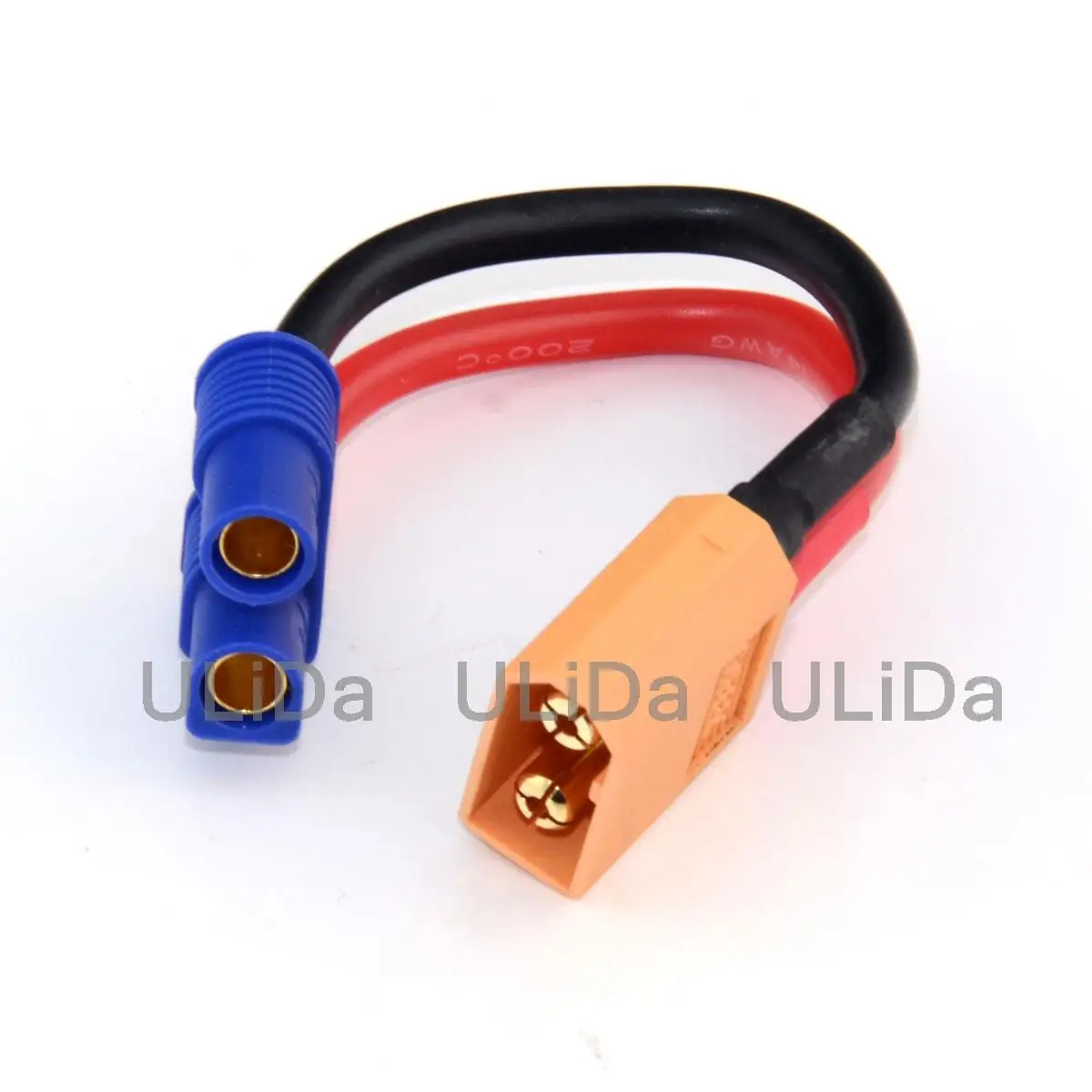 Przewód/Adapter RC XT60 Męski na Żeński EC3 do Ładowarki Samochodowej Łodzi Akumulatora Lipo Samolotu