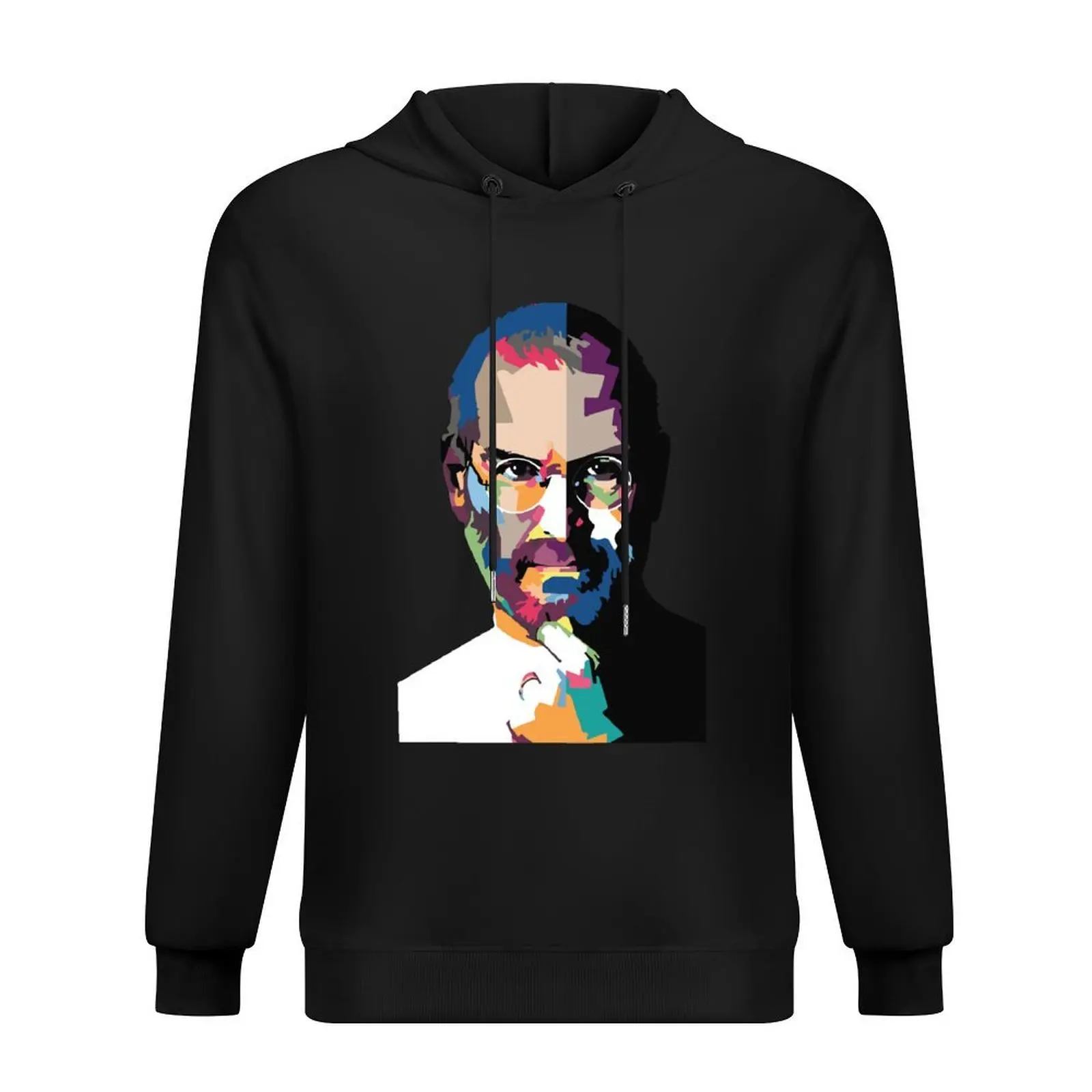 

Steve Jobs portrait Steve Jobs painting Hoodie clothes for men blouse anime clothes men's coat man hoodie
