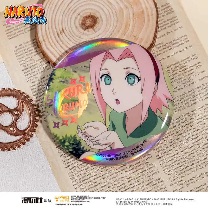 Naruto Sasuke Jiraiya Obito Childhood Nohara Rin Hashirama Gaara Orochimaru Shisui China Official Authorization Cosplay Badge