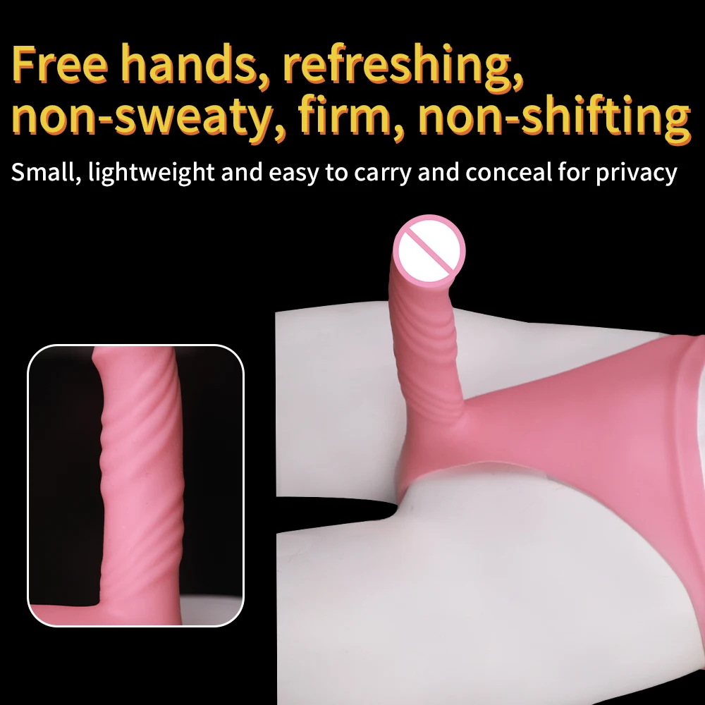 EYUNG Silicone Wearable Hollow /Solid Realistic Dildo Pants Anal plug Ass plug Penis anal sex Adult toy Female Homosexual tToys