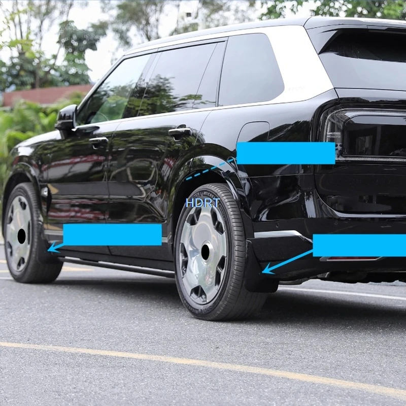Car Style Front Rear Wheel Mud Flap Fender For Geely Zeekr 9X EX1H 2025 + Splash Mudguard Cover Protector Decoration Accessories