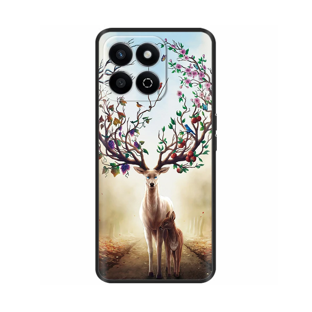 Case For Honor X7c 4G Luxury Shockproof Soft Black Silicone TPU Phone Cover For Huawei Honor X7c Protective Shell Bumper Fundas