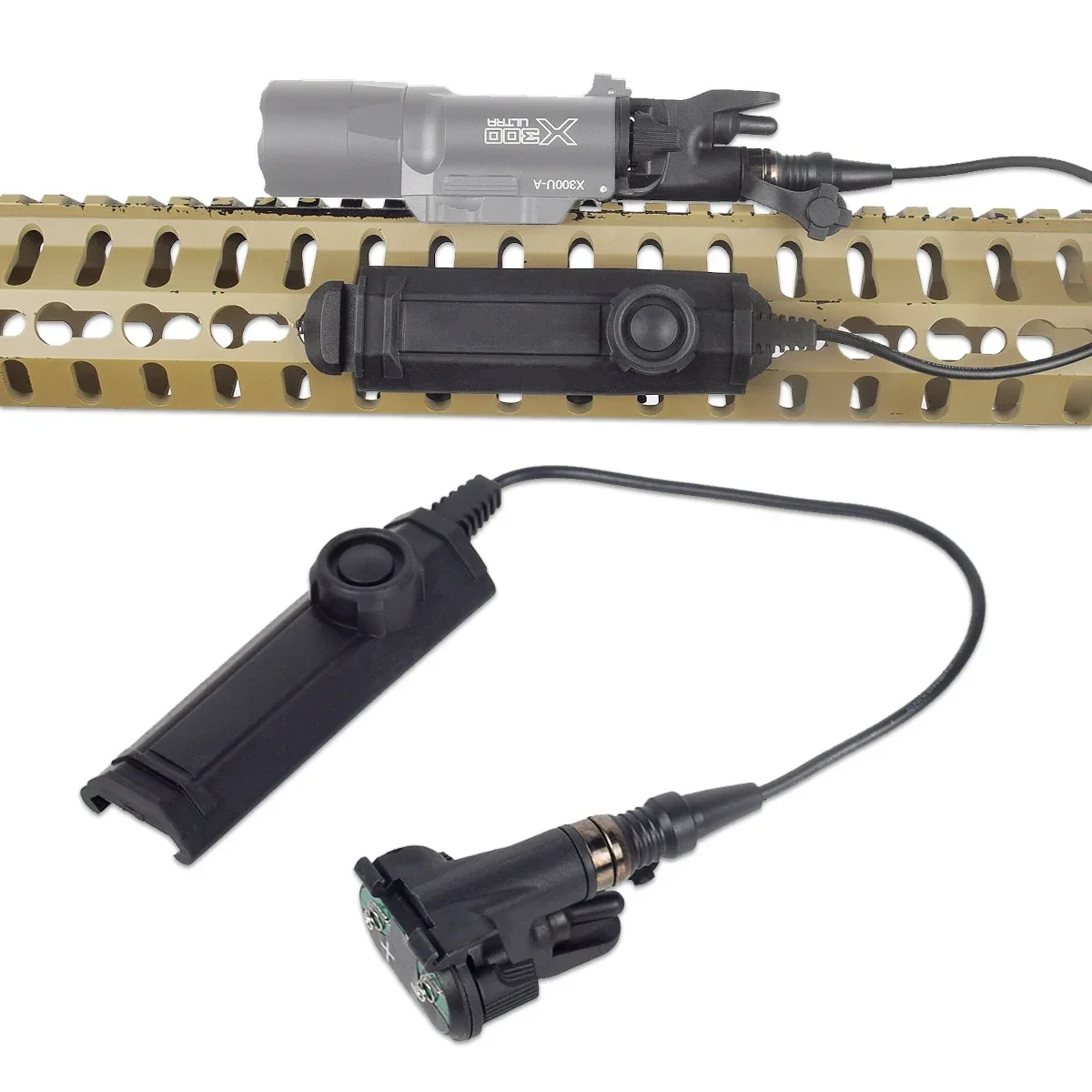 Tactical SureFire X300 X400 Flashlight Airsoft For Glock 17 Hunting Pistol 20mm Rail X300U X400U SF Weapon Gun LED Light