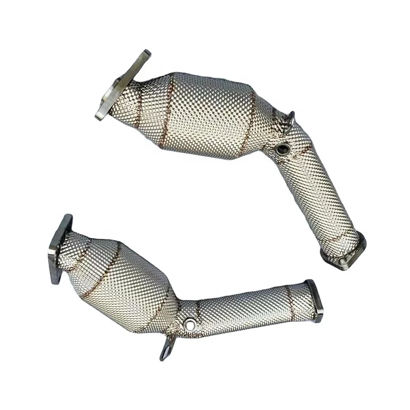 

Exhaust Downpipe For Infiniti G37 increase momentum Exhaust Pipe Stainless Steel Downpipe High flow catted with catalyst