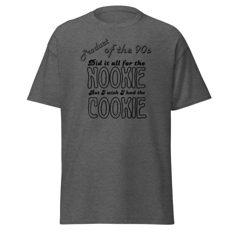 Producto de los años 90 Nookie Cookie divertido 1990 camiseta música Limp Bizkit broma Rap