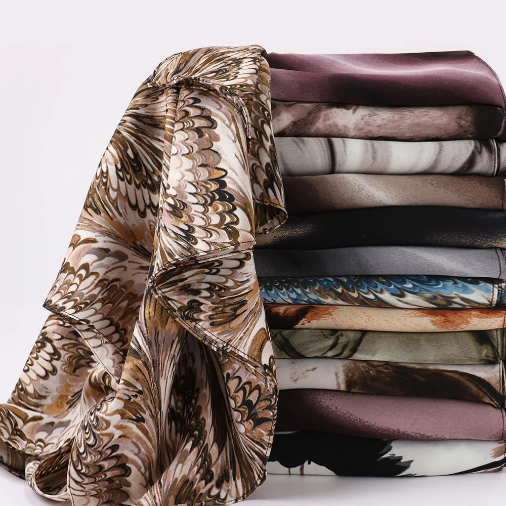 Dezenter Bedruckter Chiffon-Hijab für Frauen Tiermuster-Schal Islamischer Kopfschmuck Kopftuch Party Ramadan Eid Muslimischer Türkischer Hijab – Detail 8