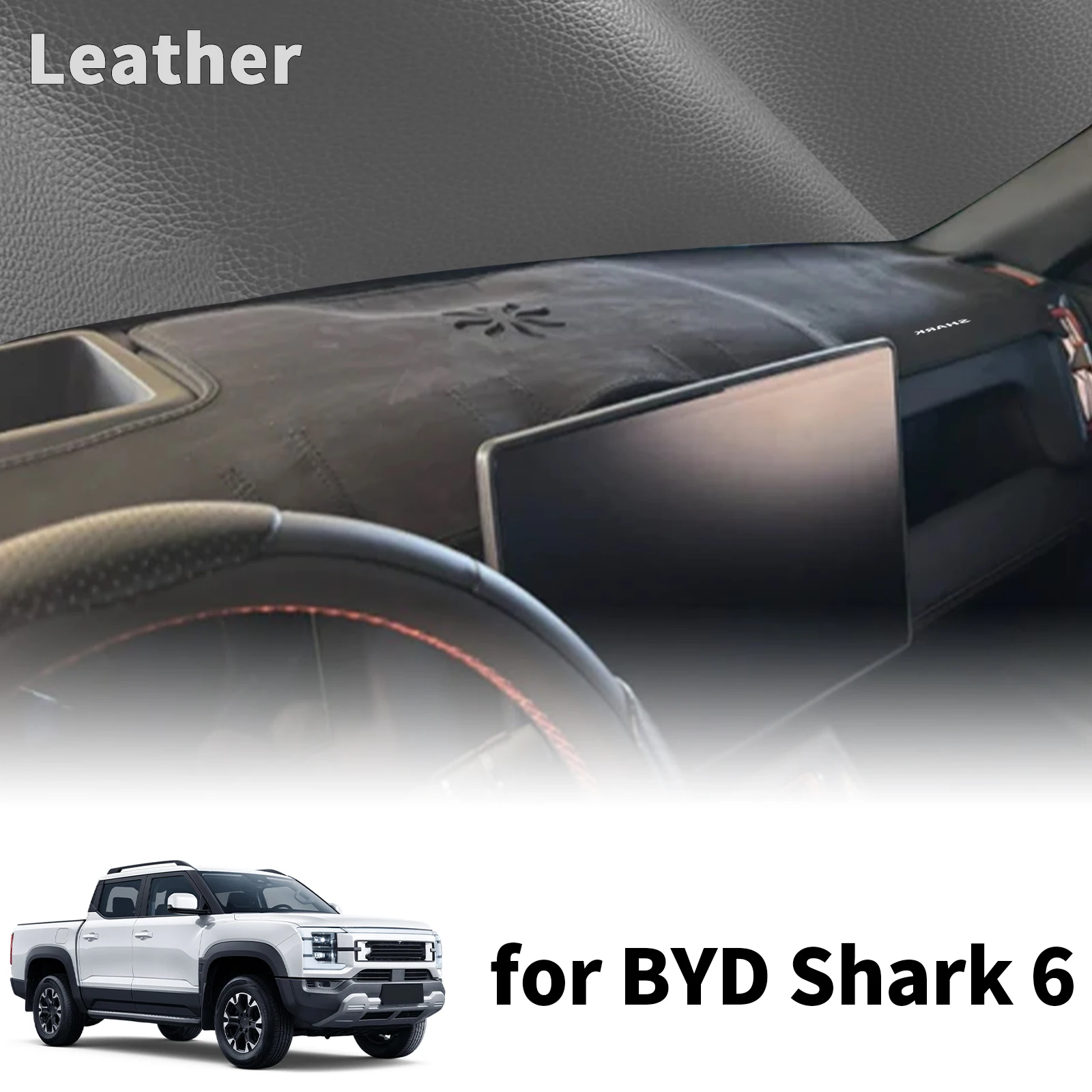 

fit for BYD Shark 6 2025 2026 ​​High Quality Dashboard Cover Dashmat Sunshade Anti‑UV Protector Dash Mat Pad Accessories
