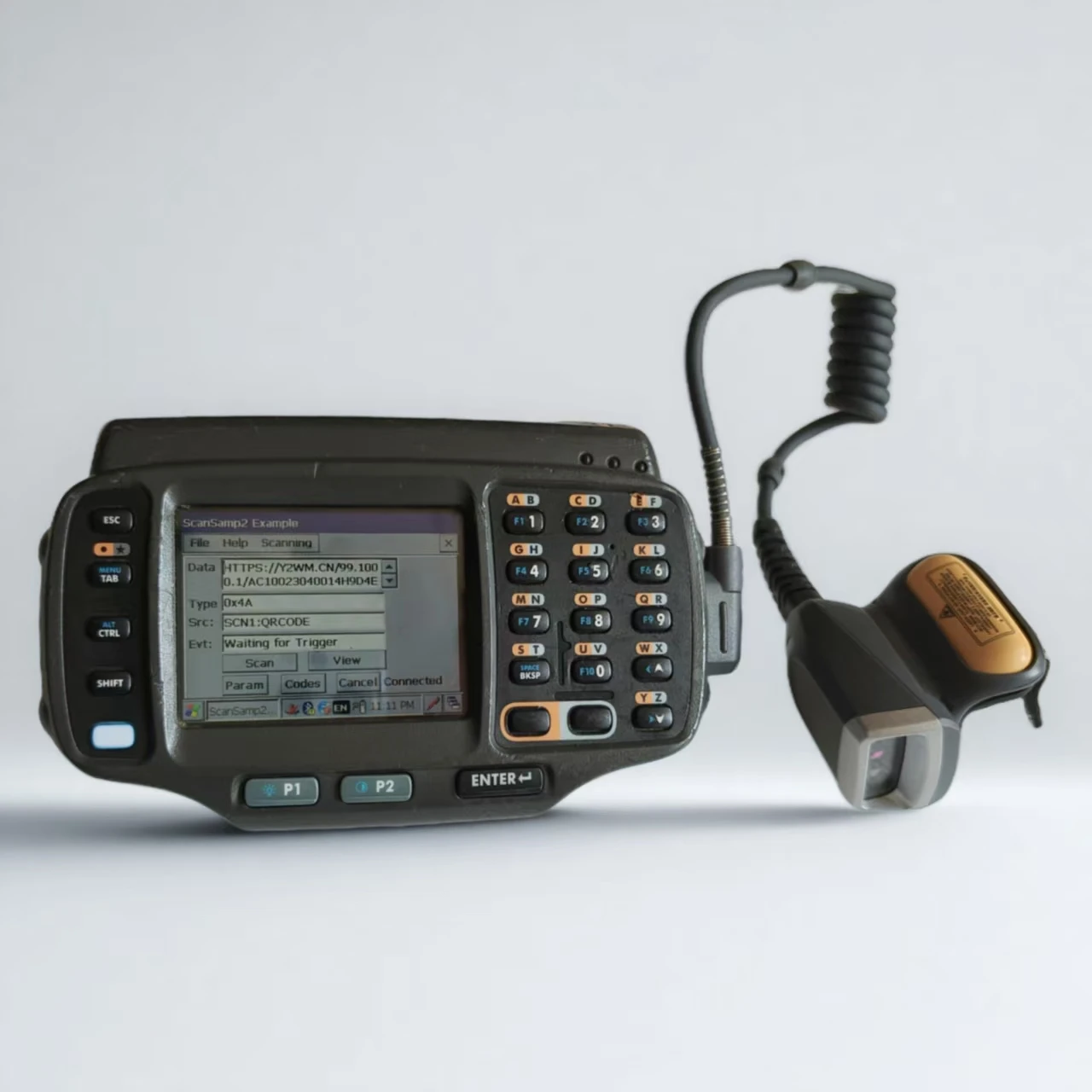 

WT41N0 с портативным компьютерным терминалом с сенсорным экраном RS5000, используемой поддержкой