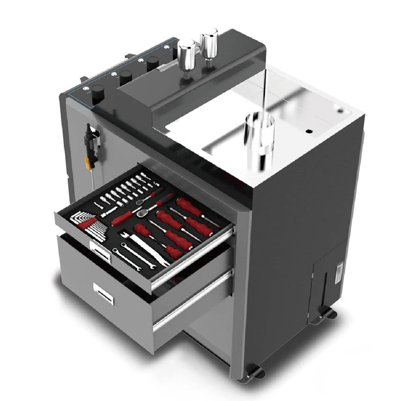 X-571 Car air Conditioner Inside and Outside Maintenance Workstation / Evaporator and Condenser Cleaning Machine