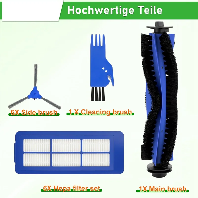 【مشعبية】مجموعة قطع غيار للمكنسة الكهربائية الروبوتية الهجينة Eufy Robovac 11S Max و15C Max و30C Max وG30 Edge وG10