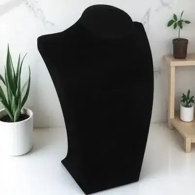

Jewelry Display Rack Necklace Earrings Holder Lightweight Sturdy Classic Portrait Stand Black Storage Home Store Decor