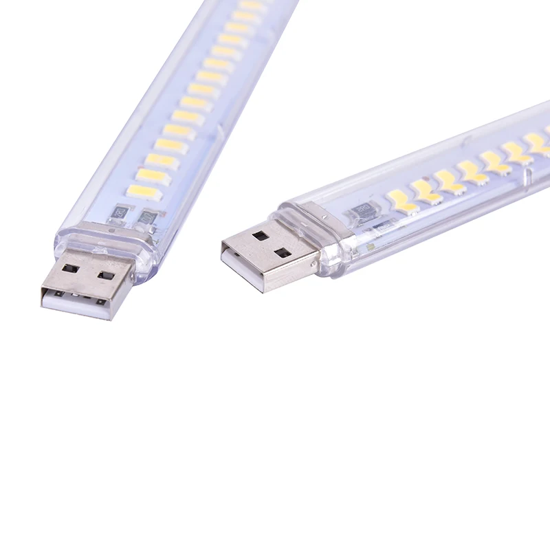 5V 12W USB LED Night Light 24 LEDs USB Reading Table Lamp Book Lights