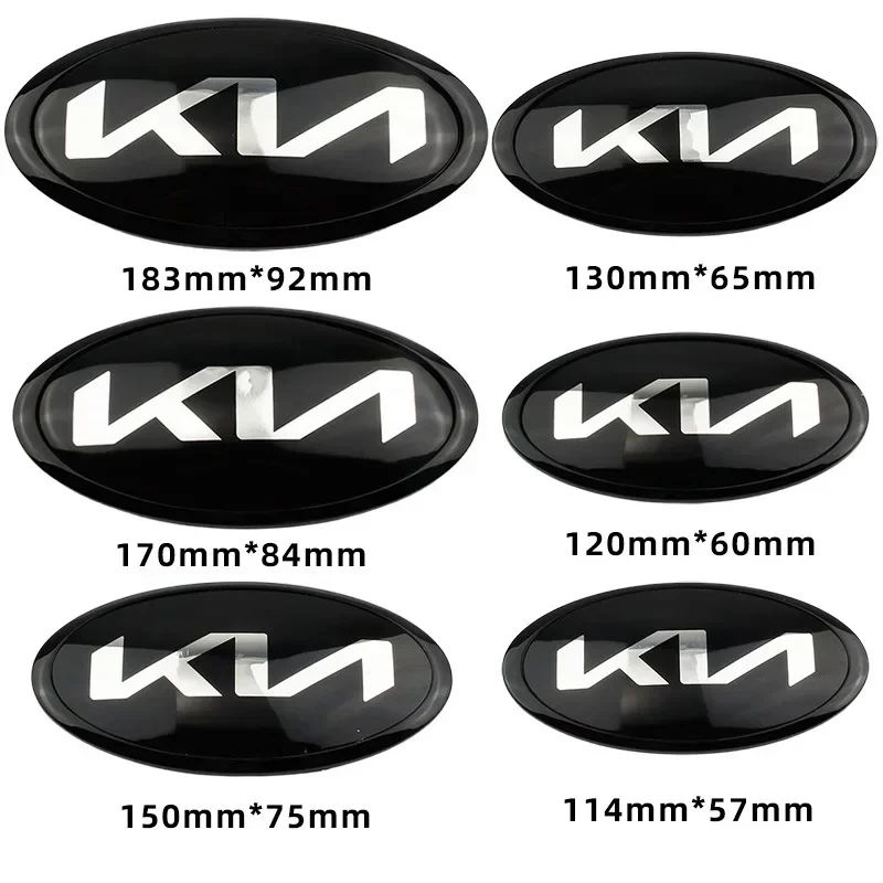 

for KIA KN K2 K3 K5 Sorento RIO Senda Sportage Forte Seltos Optima Niro Soul Ceed Car Front Hood Emblem Tail Trunk Badge Sticker