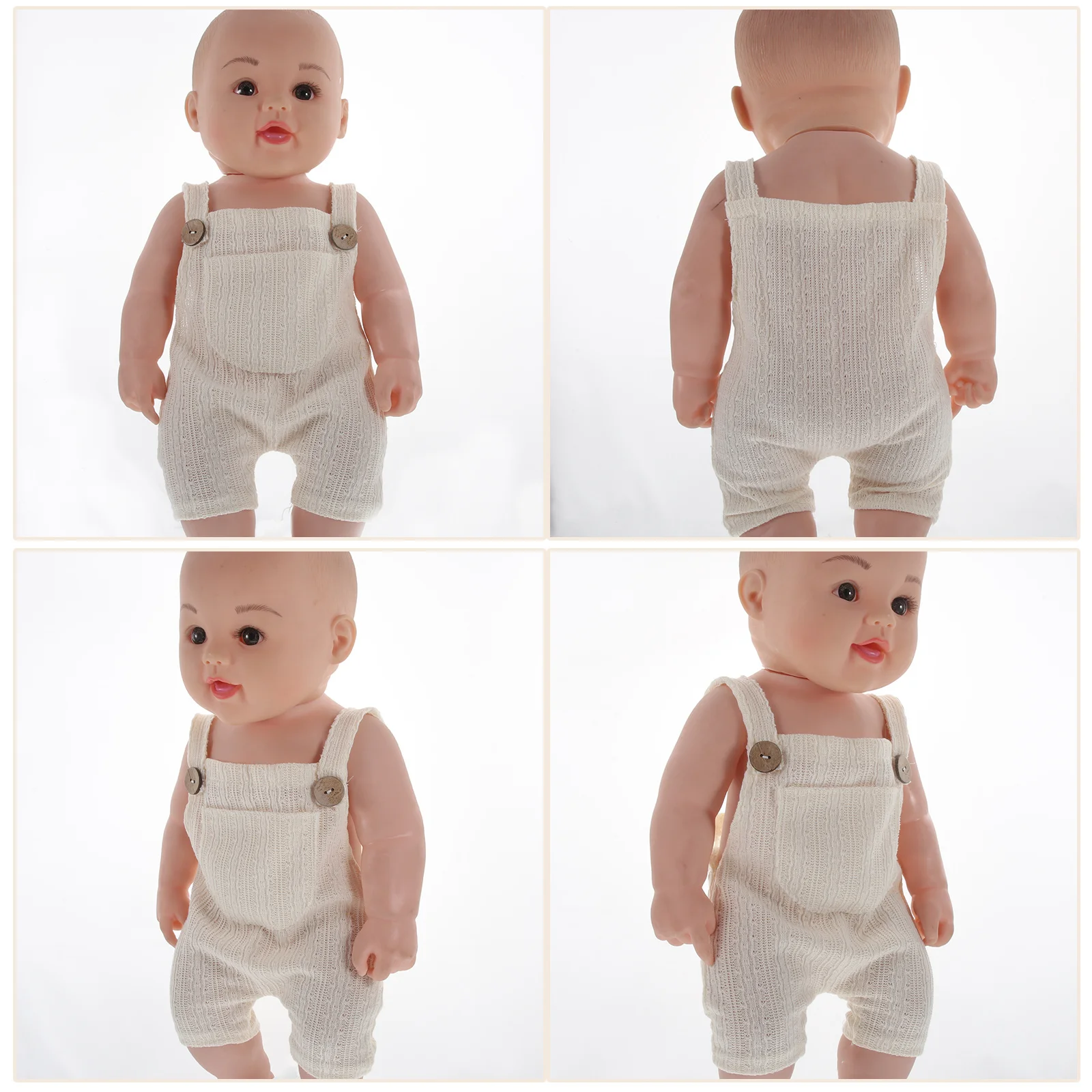 

Baby Summer Sleeveless Suspender Jumpsuits Newborn Jumpsuits Easy Wear Comfortable Baby Photo Shoot Clothes Outfit