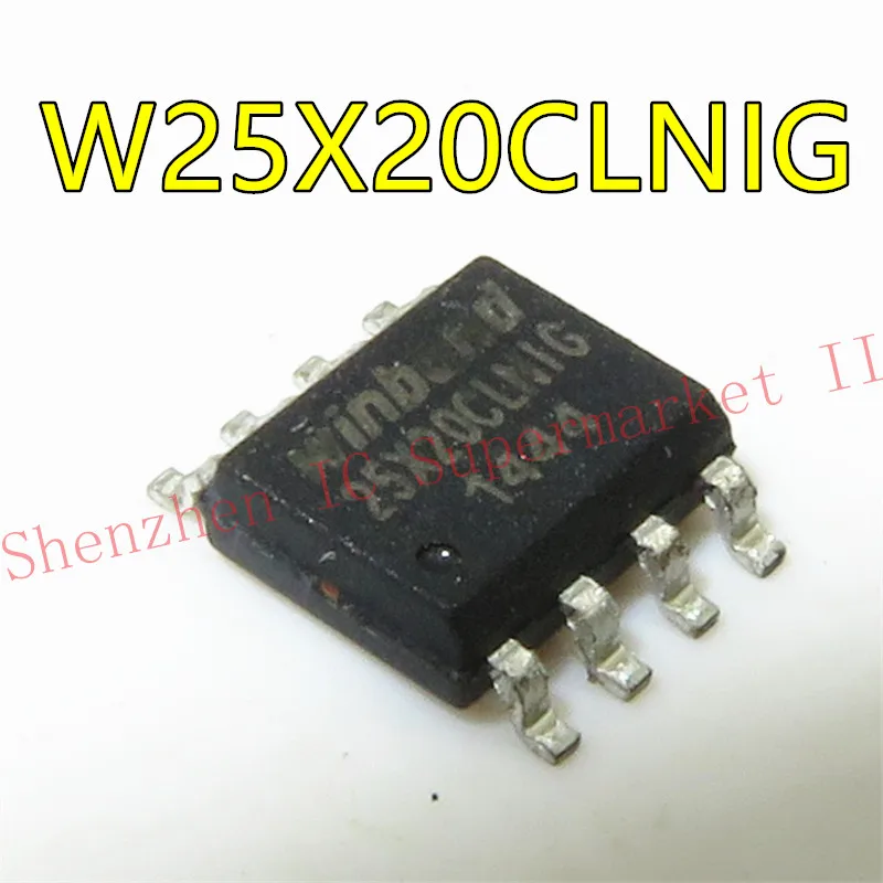 W25X20CLNIG 25X20CLNIG 25X20CLN1G SOP8 2M-BIT SERIAL FLASH MEMORY WITH 4KB SECTORS AND DUAL I/O SPI