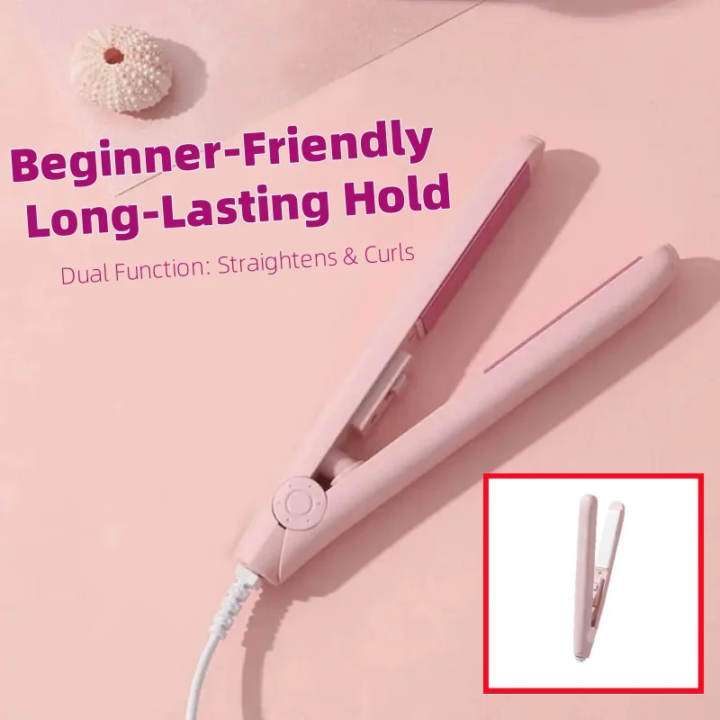 

YS00160--Электрическая шина, маленькая прямая щипцы для завивки волос, двойного назначения, выпрямитель для челки, зажим, мини-портативная щипцы для завивки кукурузы