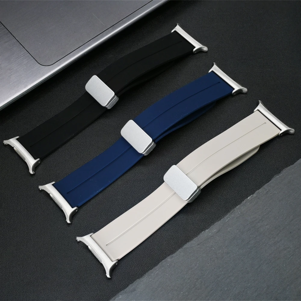 کے لیے Samsung Galaxy Watch Ultra 47mm Magnetic Loop Strap for Galaxy 47mm Ultra No Gaps Curved End Bracelet