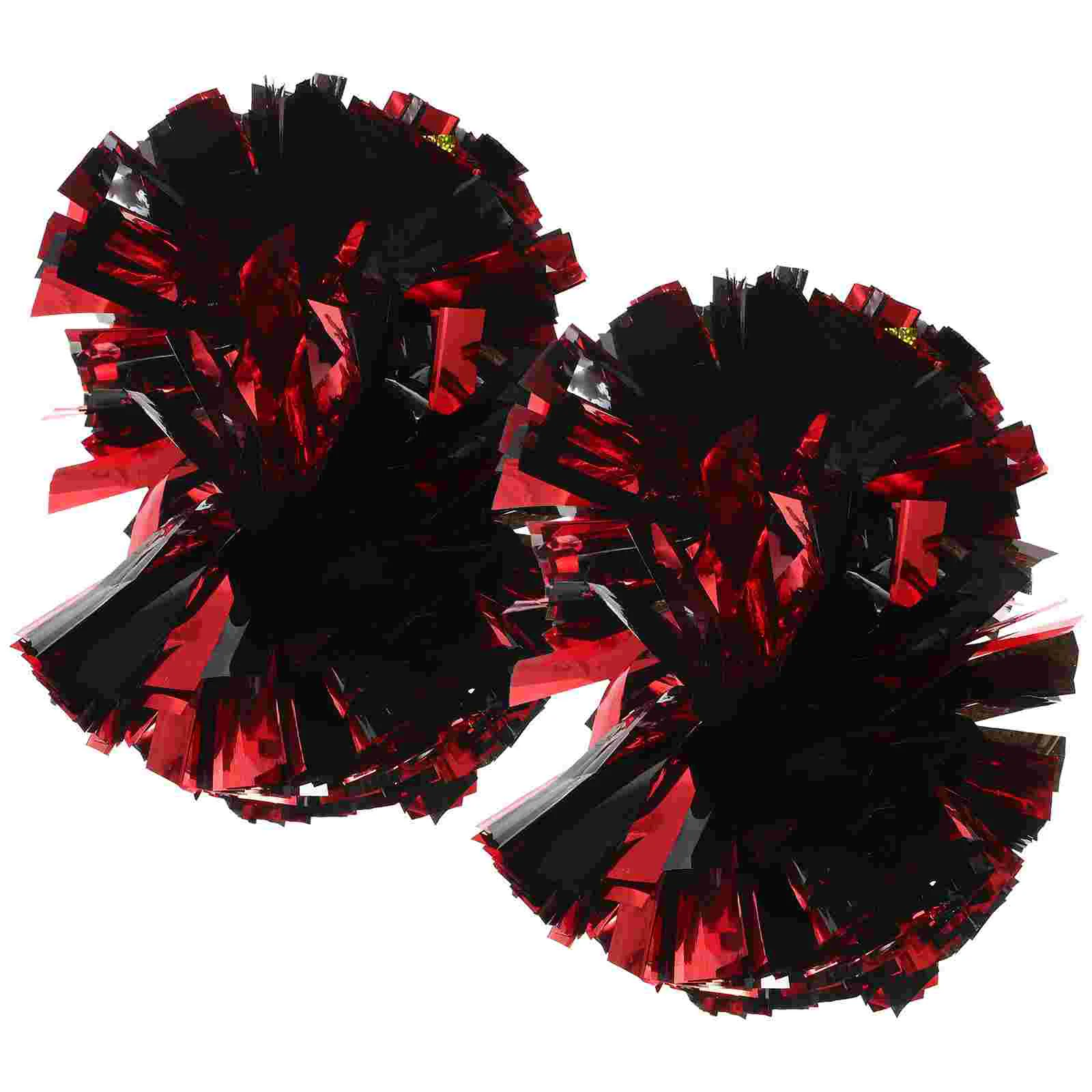 

2 Pcs Cheerleading Balls Performance Prop Pompom Props Cheering Pompoms Colored