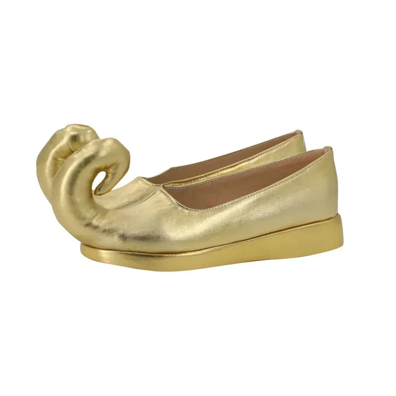 

aaa12 3Aladdin anime golden Jasmine shoes female Pu boots Halloween cosplay prop custom made