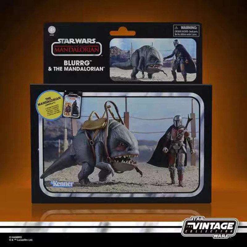 

Hasbro Kenner Star Wars Blurrg & The Mandalorian 2-Pack 3.75 Inches Anime Action Figure Model Kit Gift Toy Collection for Kids