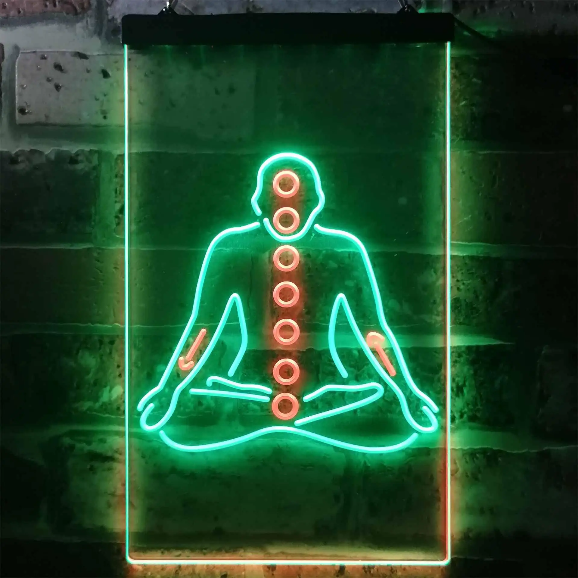 Chakras Room Decoration Dual Color Led Neon Sign st6-i3222